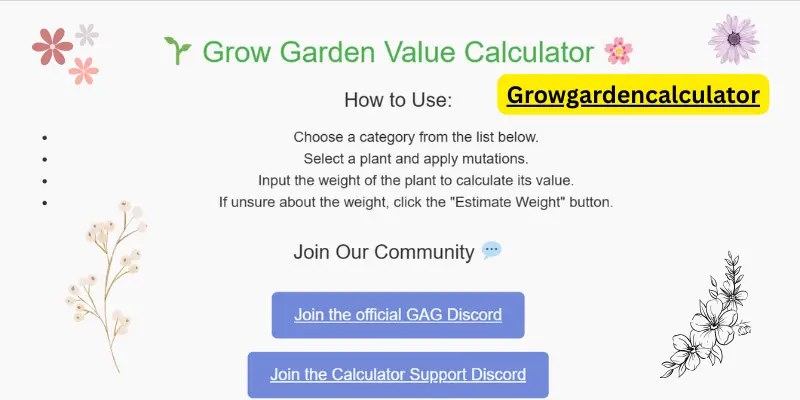 Growgardencalculator